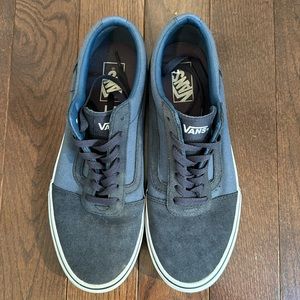 men’s blue Vans